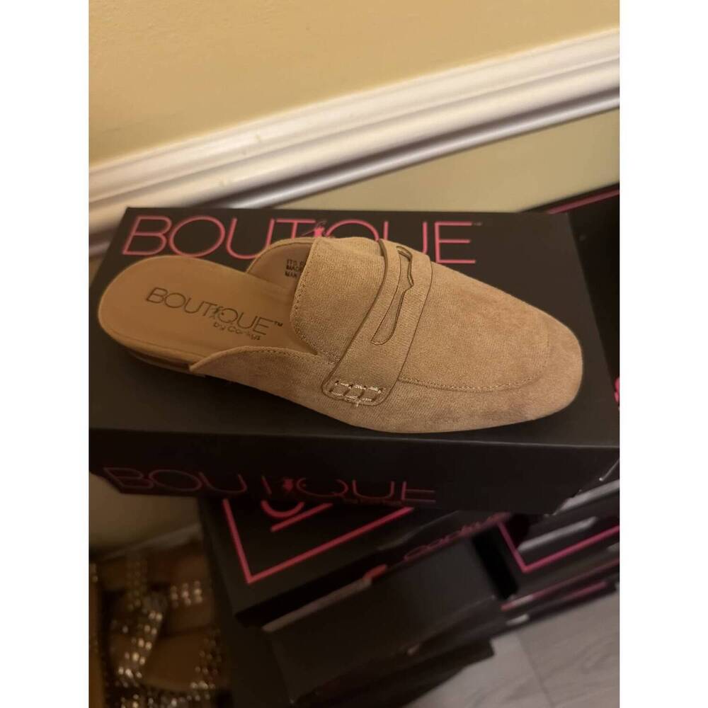NEW CORKYS FOOTWEAR women's its fall yall mule in camel suede